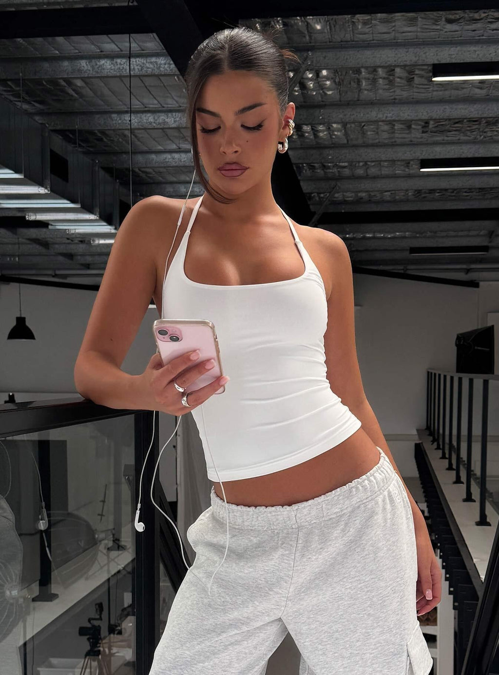Ezekiel Nylon Top White