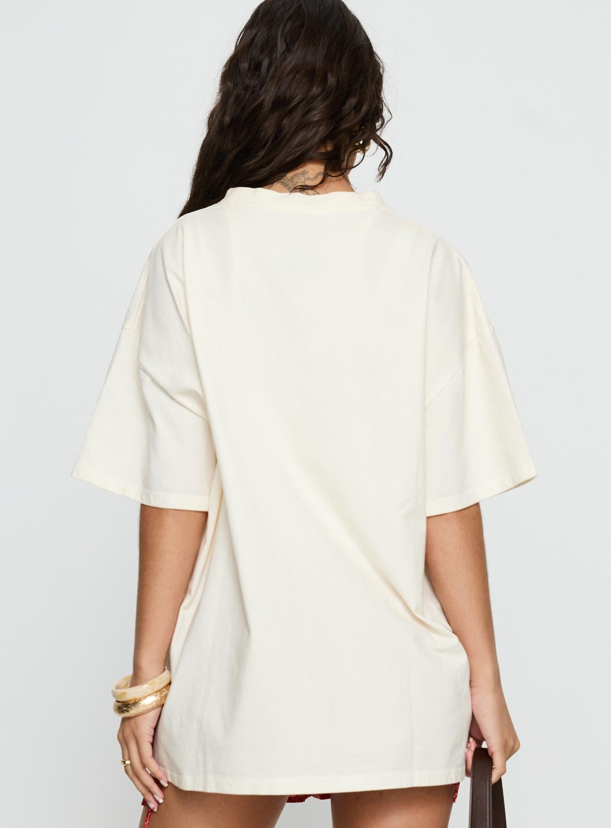 Colorado Springs Market Oversized Graphic Tee Cream