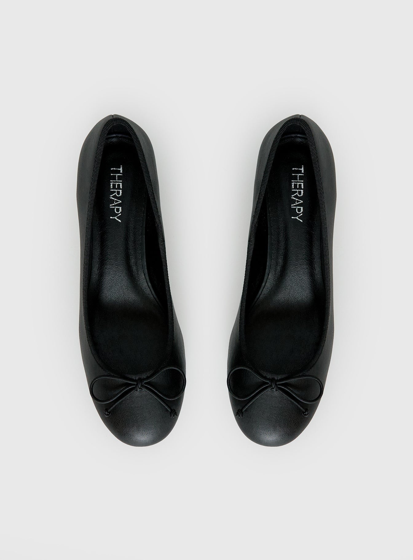 Therapy Diana Heeled Ballet Flats Black