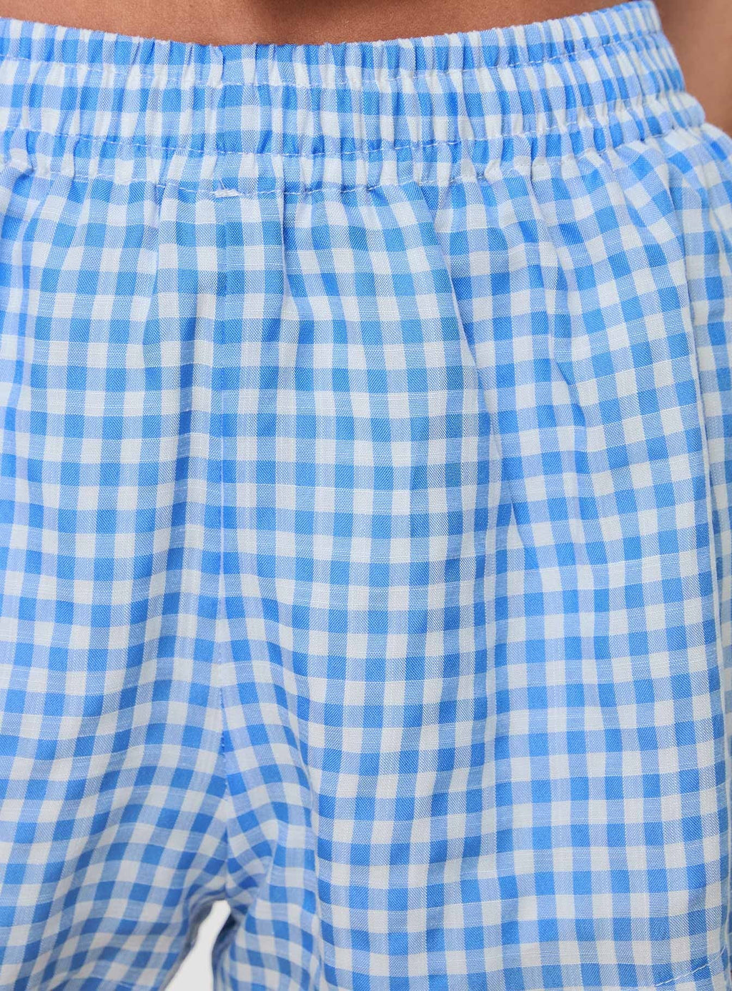 Beach House Shorts Blue / White Gingham