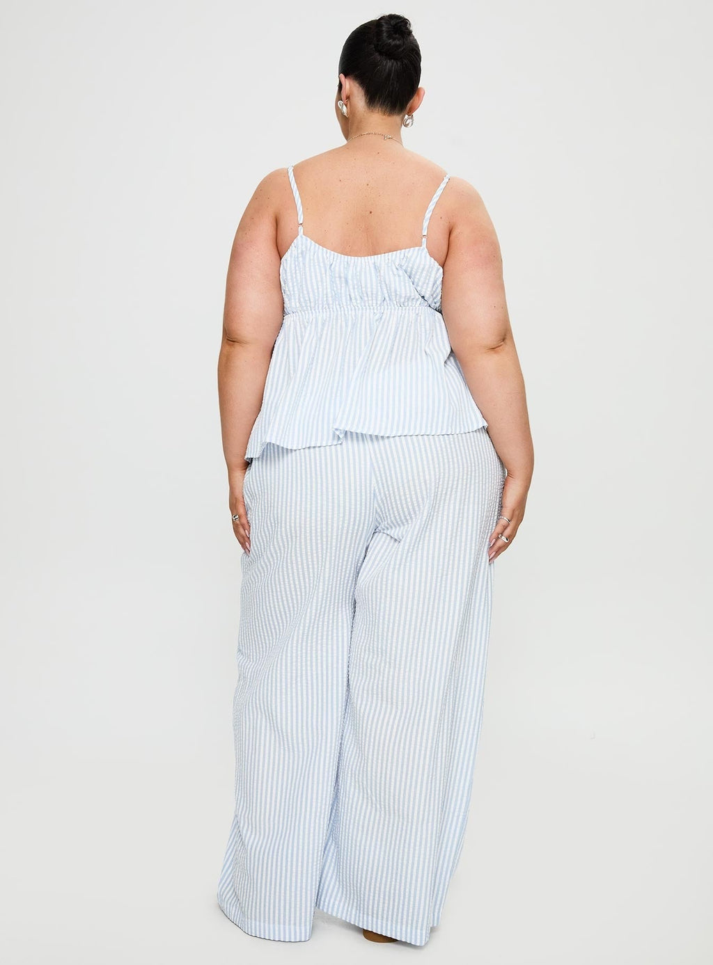 Cassini Set Blue Stripe Curve