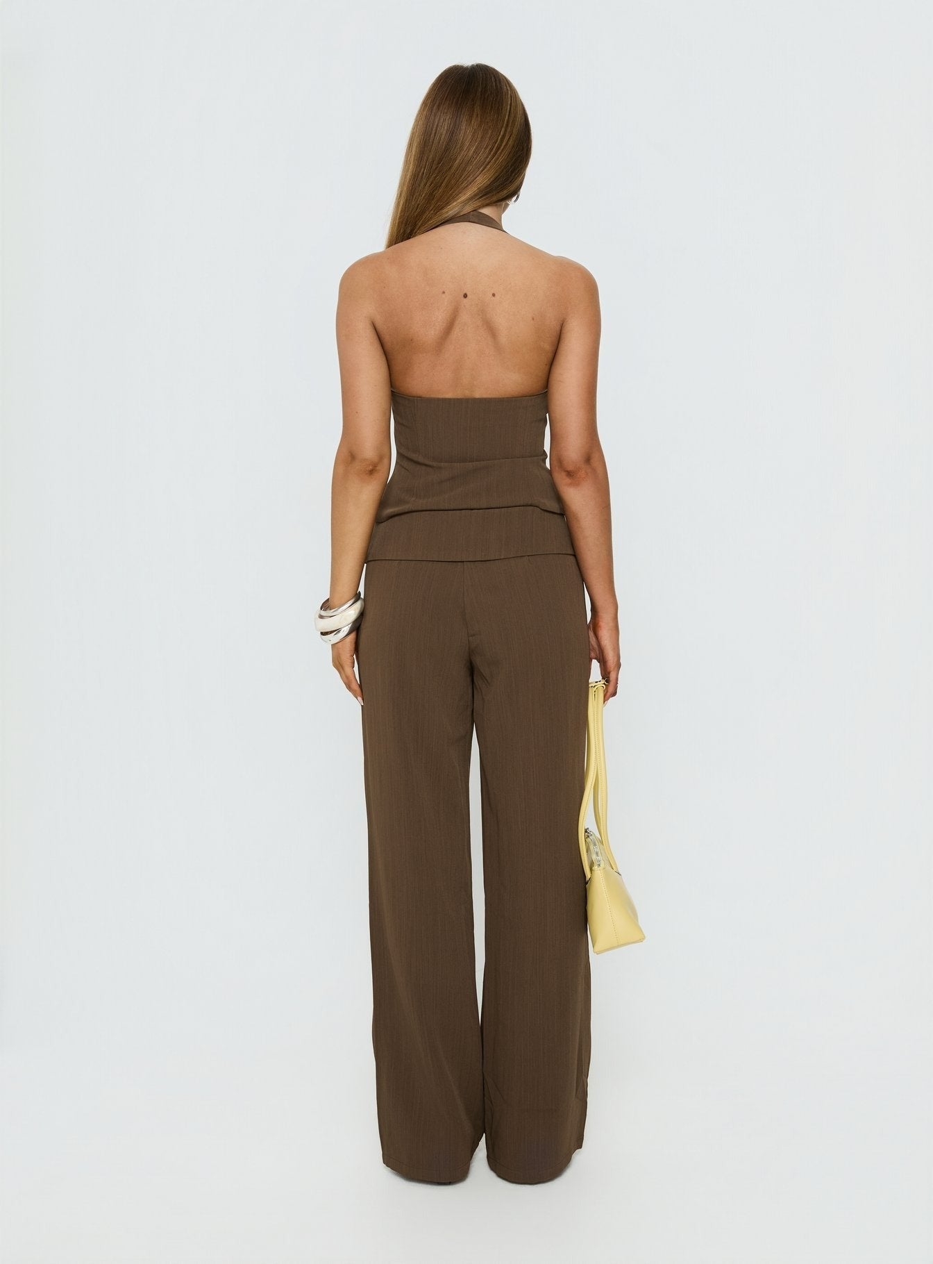 Wild Haze Tie Waist Pants Dark Green
