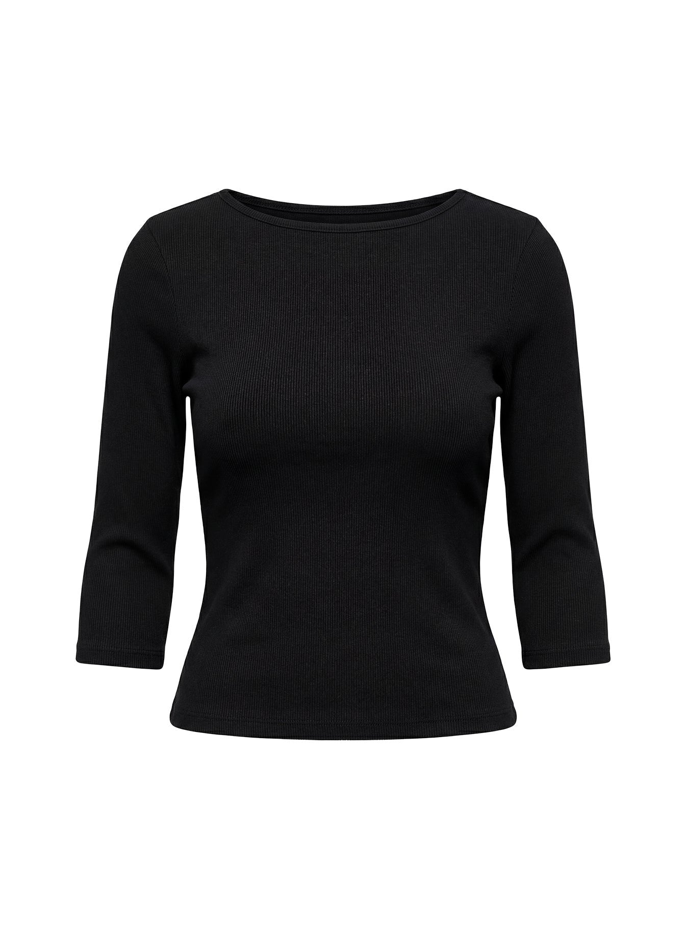 Elaia 3/4 Sleeve Top Black