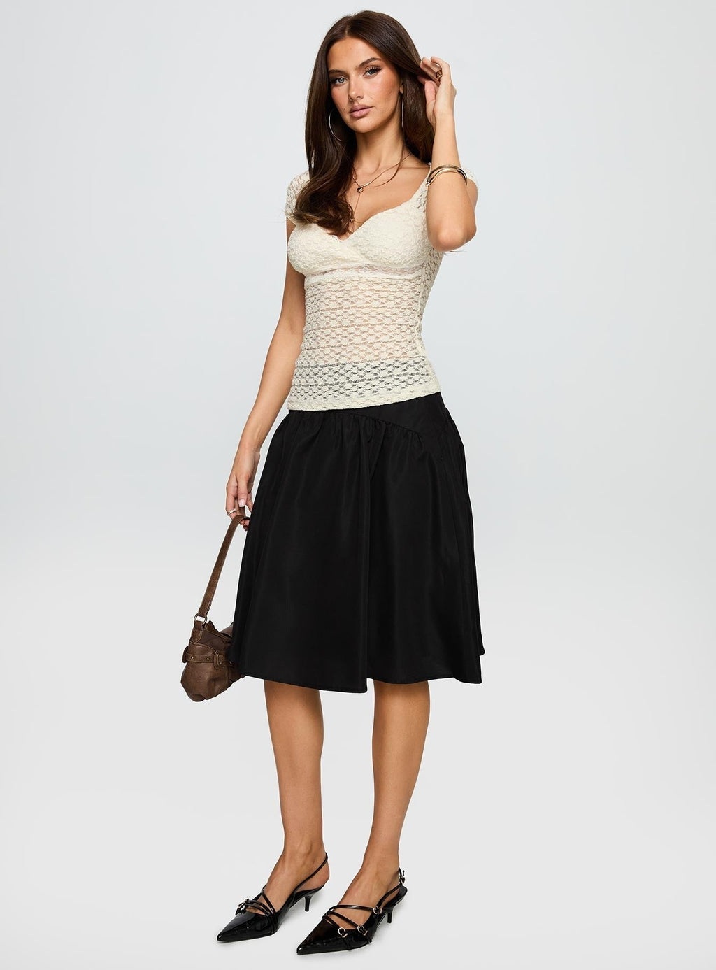 Parasol Textured Top Cream