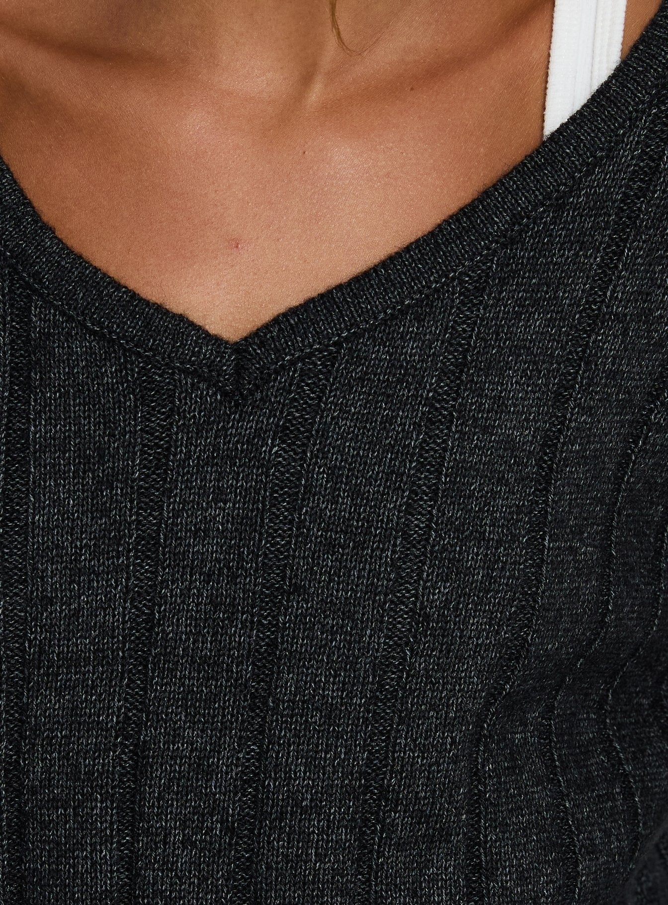Main Thing Knit Sweater Black Marle