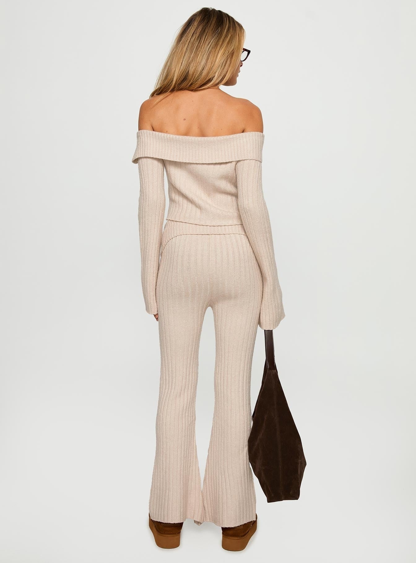 With Purpose Knit Jumper Beige