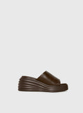 Therapy Flaunt Platform Sandals Brown