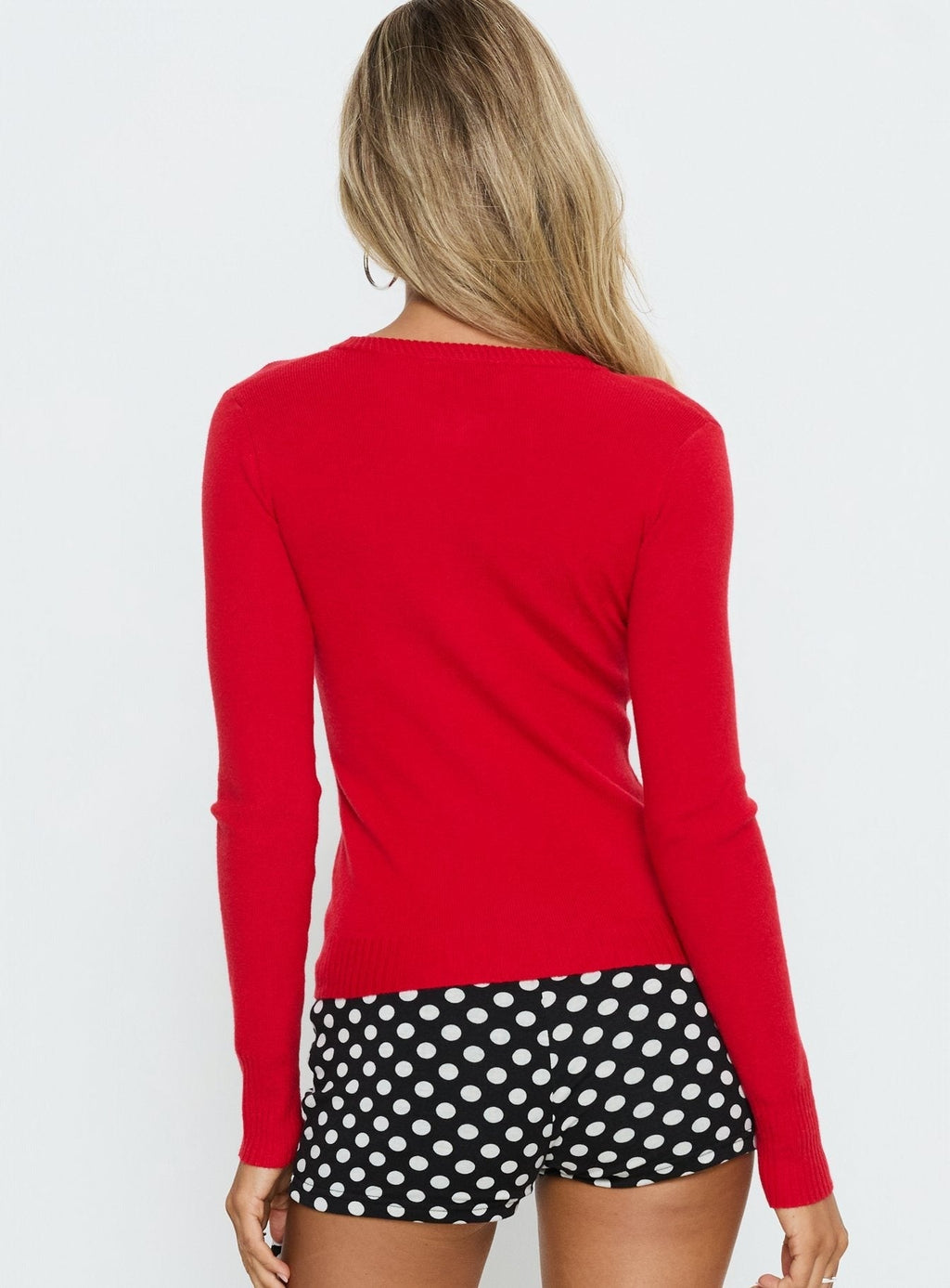 Lauraine Cardigan Red