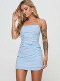 Doris Mini Dress Blue