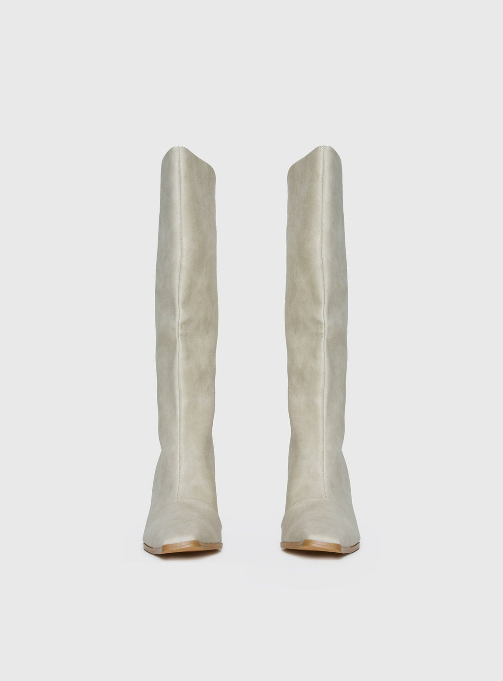 Cecil Knee High Boots Bone