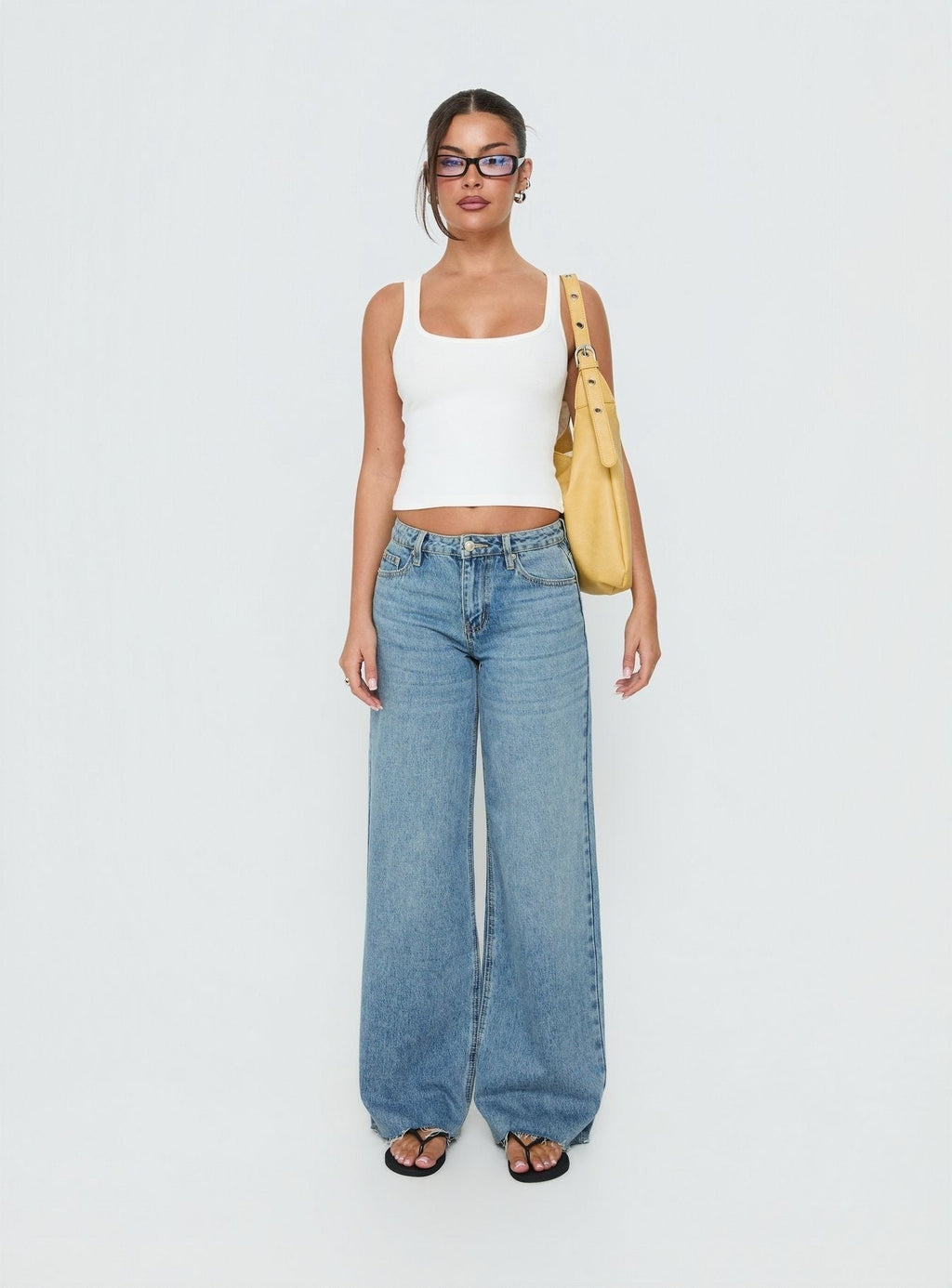 Darla Low Rise Straight Leg Jean Vintage Light Blue
