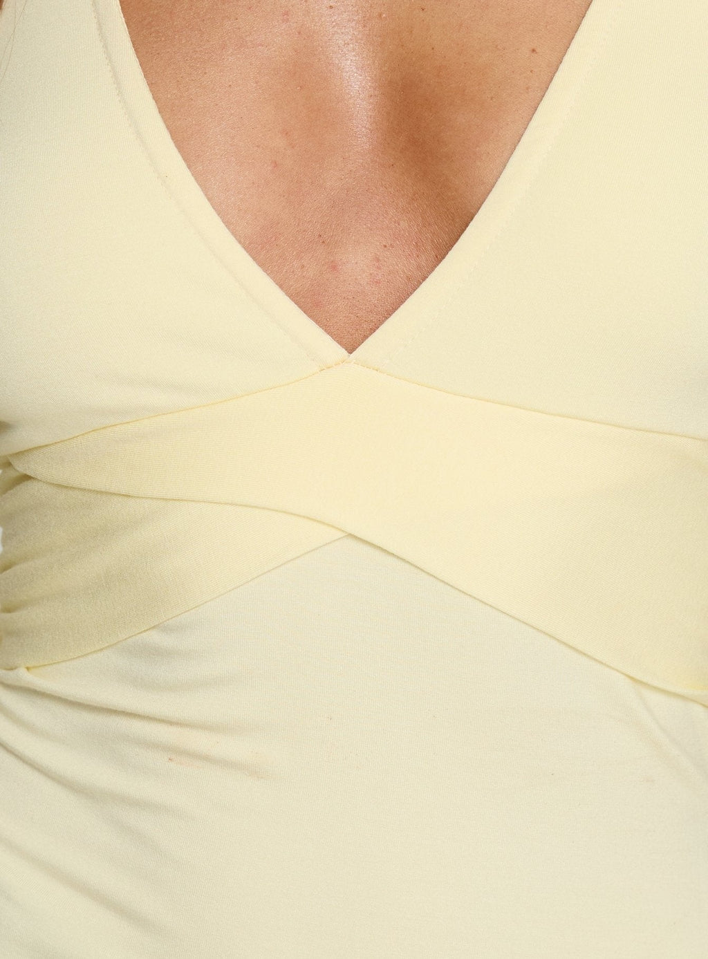 Madelon Long Sleeve Wrap Top Butter