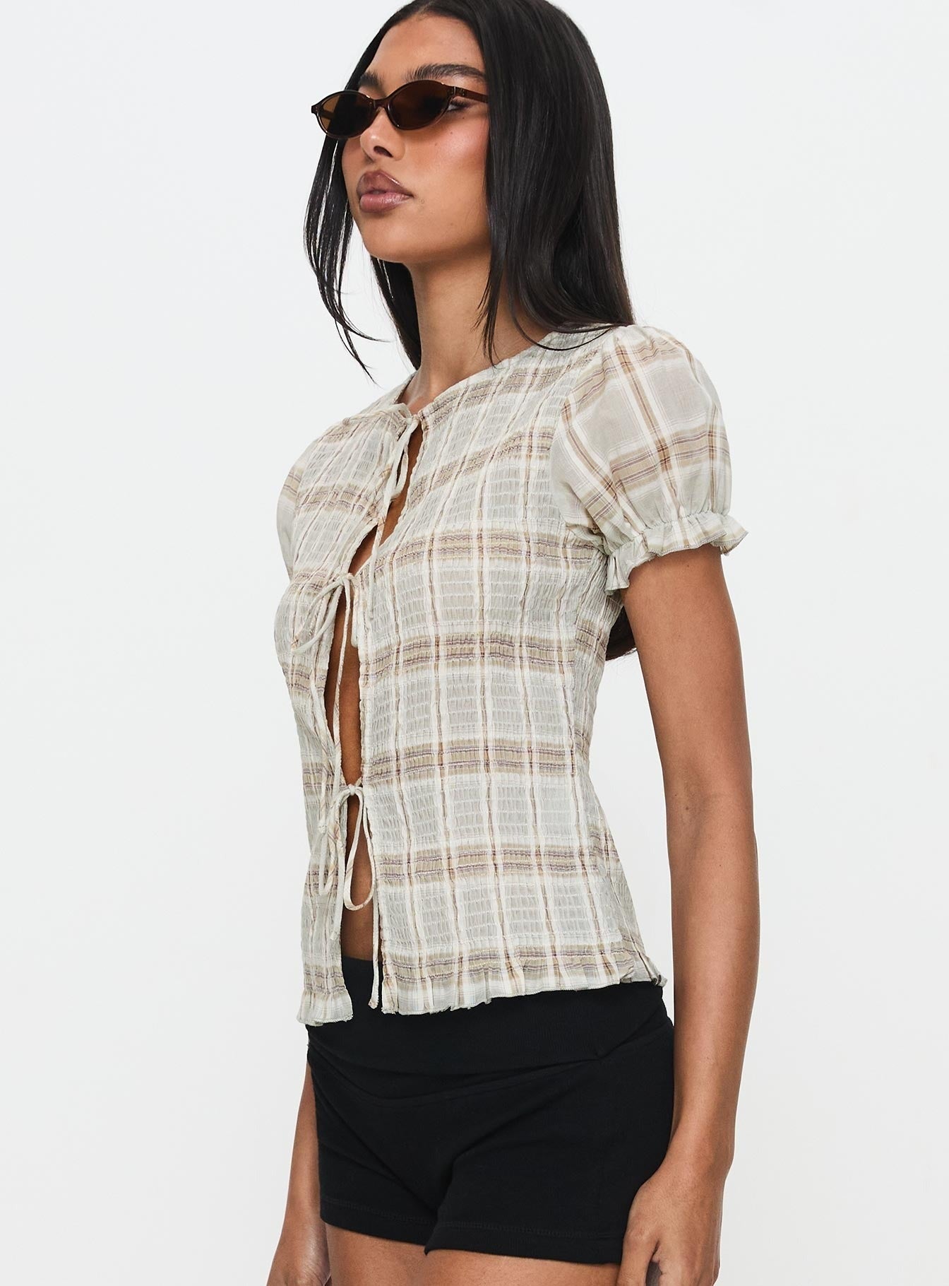 Flashback Tie Up Top Multi