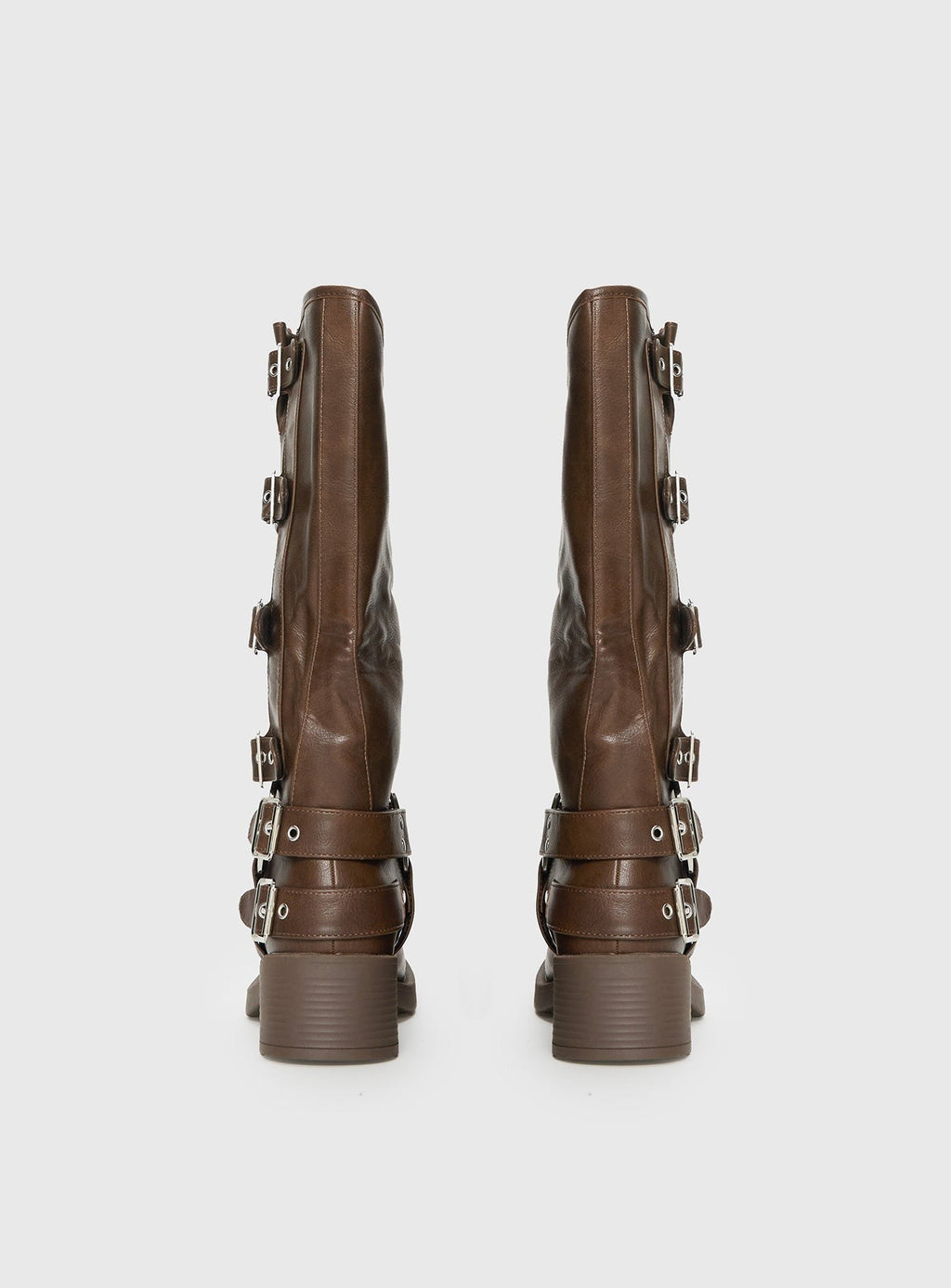 Buckle Down Boots Brown