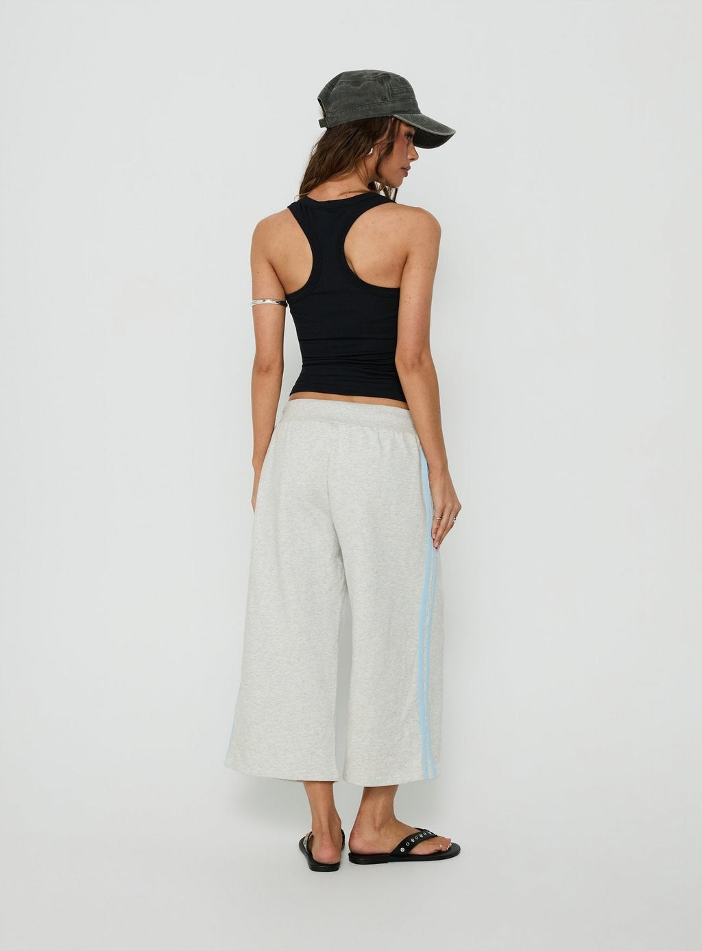 Dojo 3/4 Track Pants Grey Marle