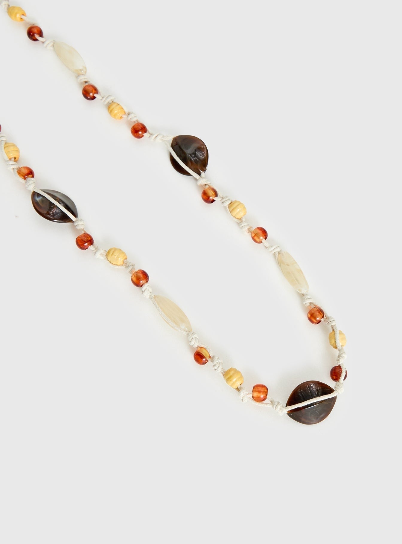 Melvena Bead Detail Woven Belt Multi