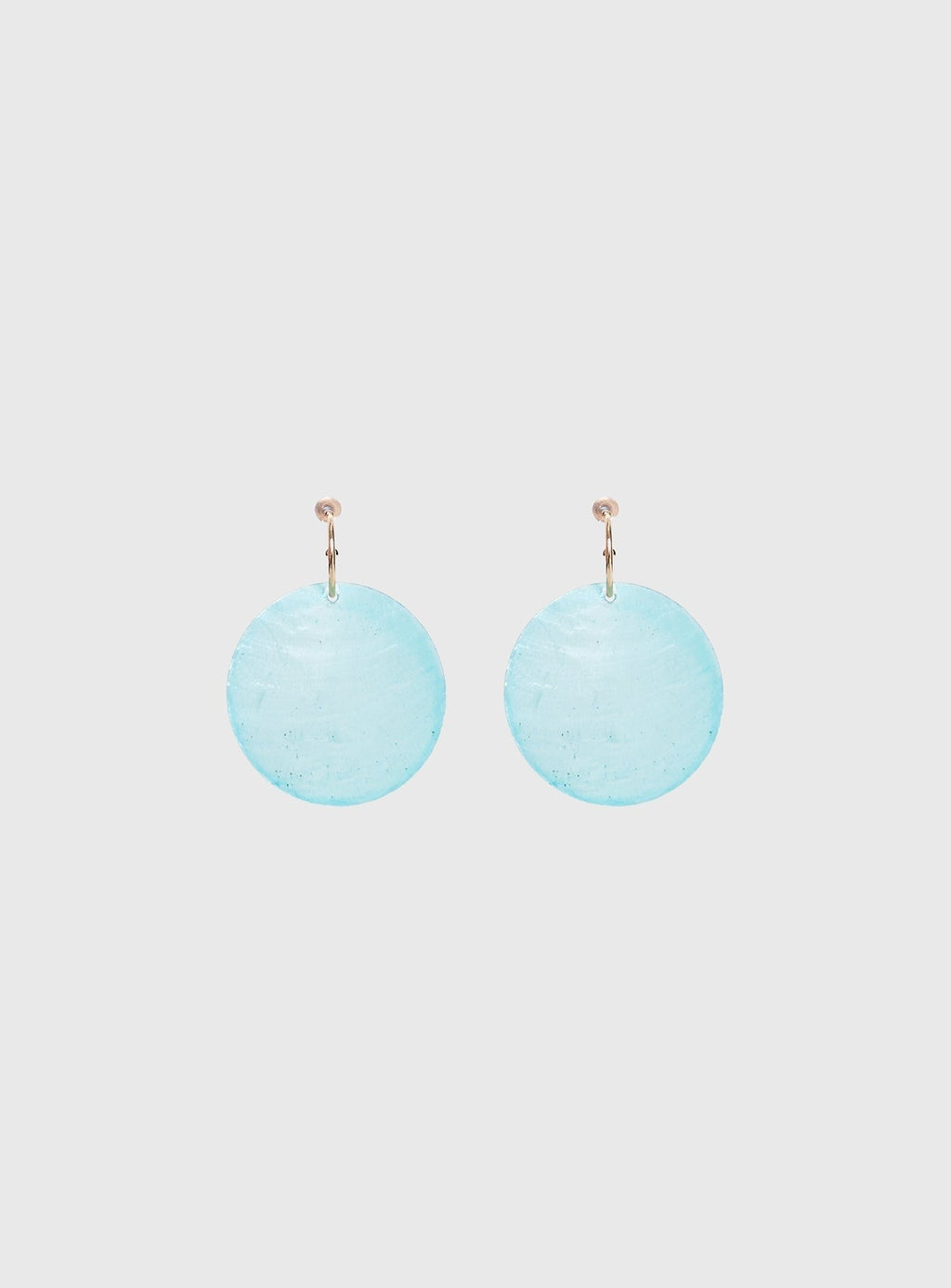 Cheriosa Shell Earrings Blue