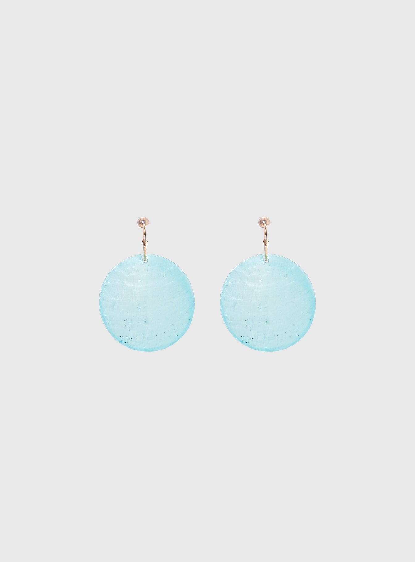 Cheriosa Shell Earrings Blue