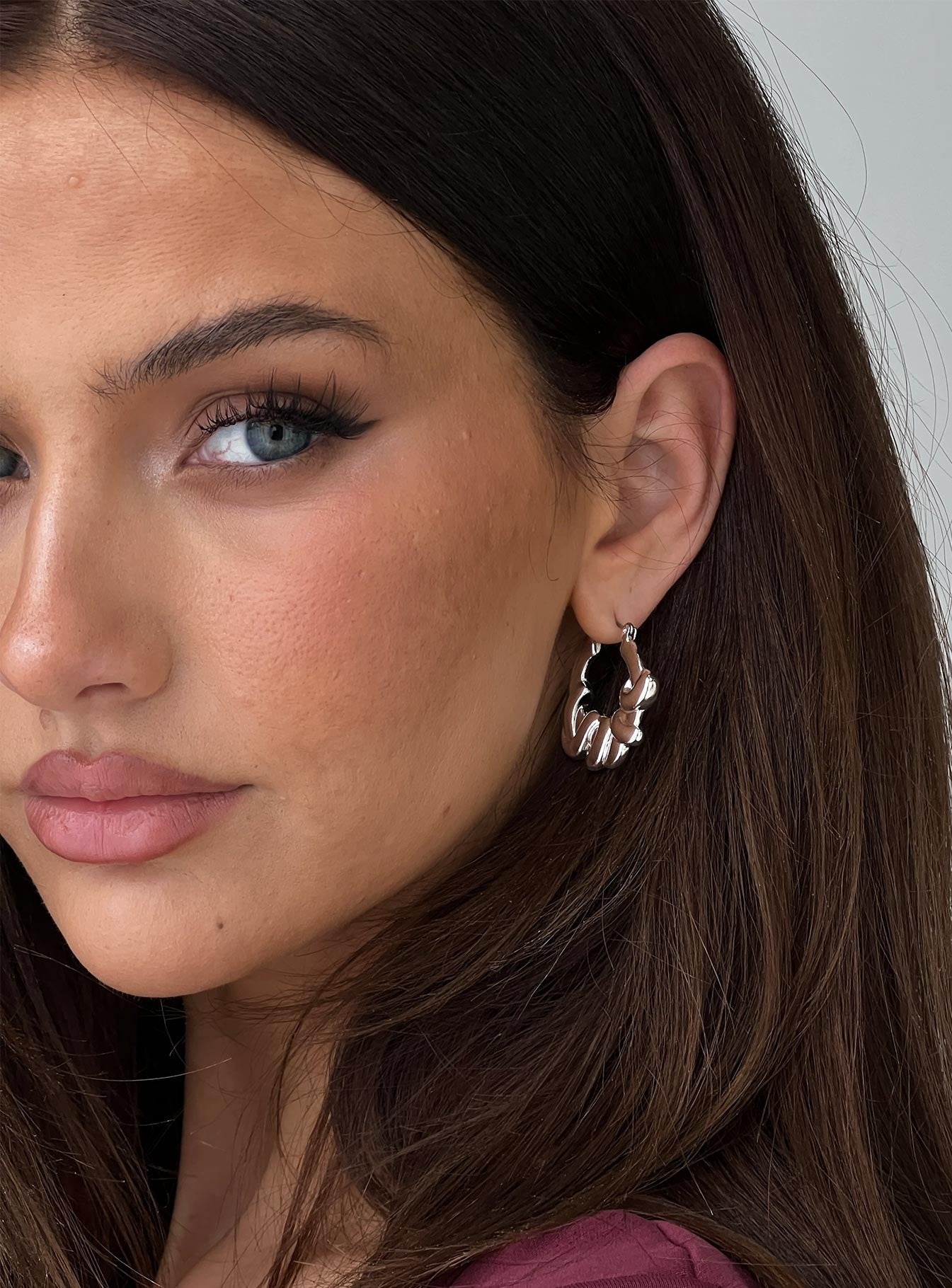 Glide Earrings Silver