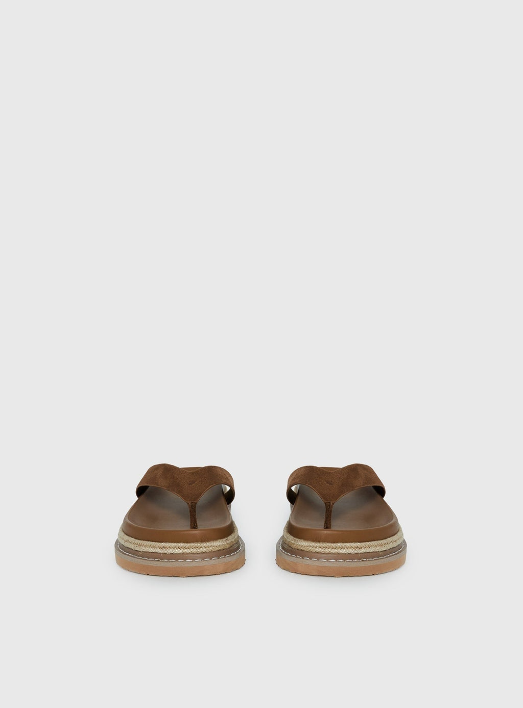 Billini Arley Faux Suede Thong Sandals Sandstone