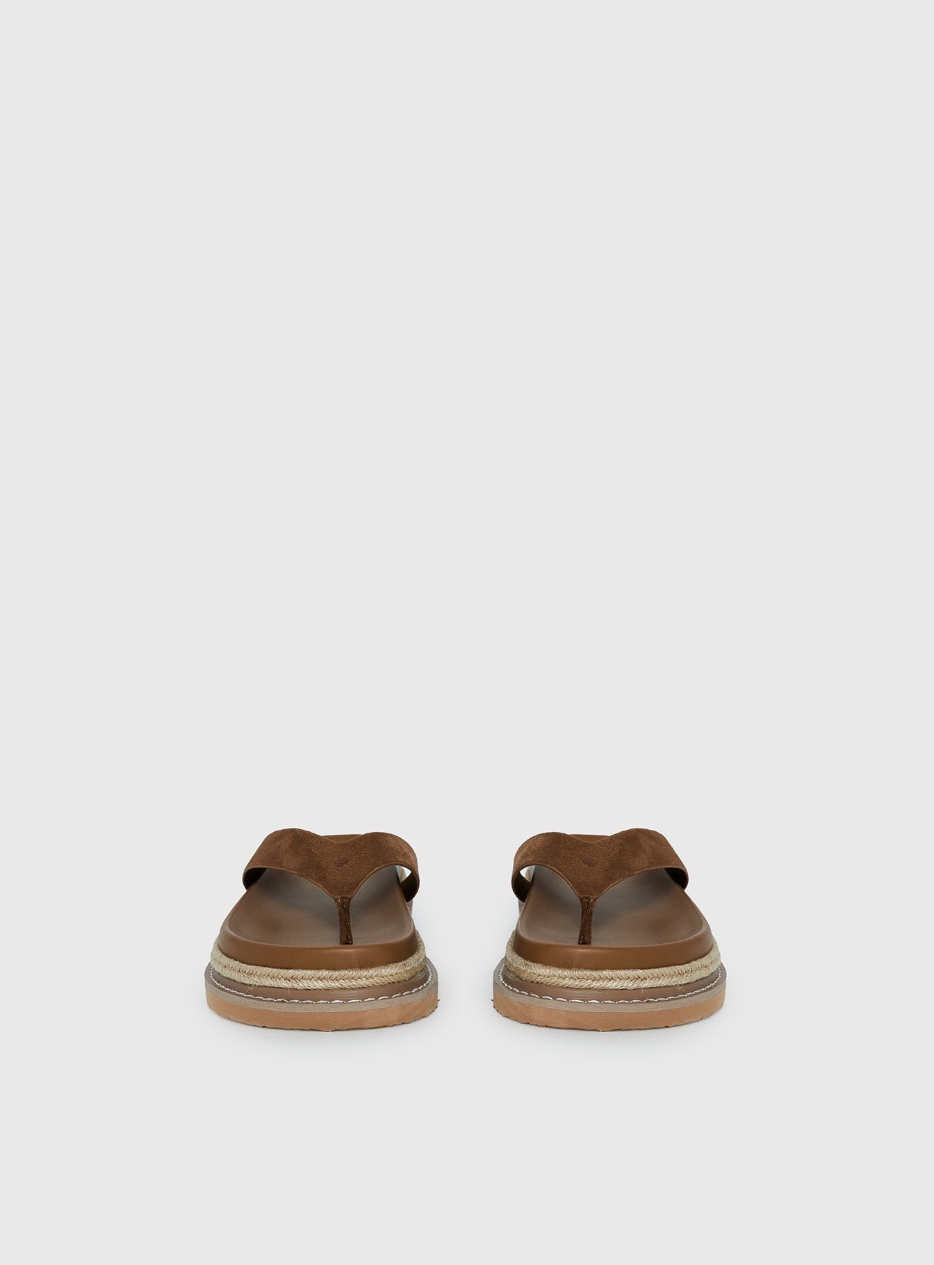 Billini Arley Faux Suede Thong Sandals Sandstone