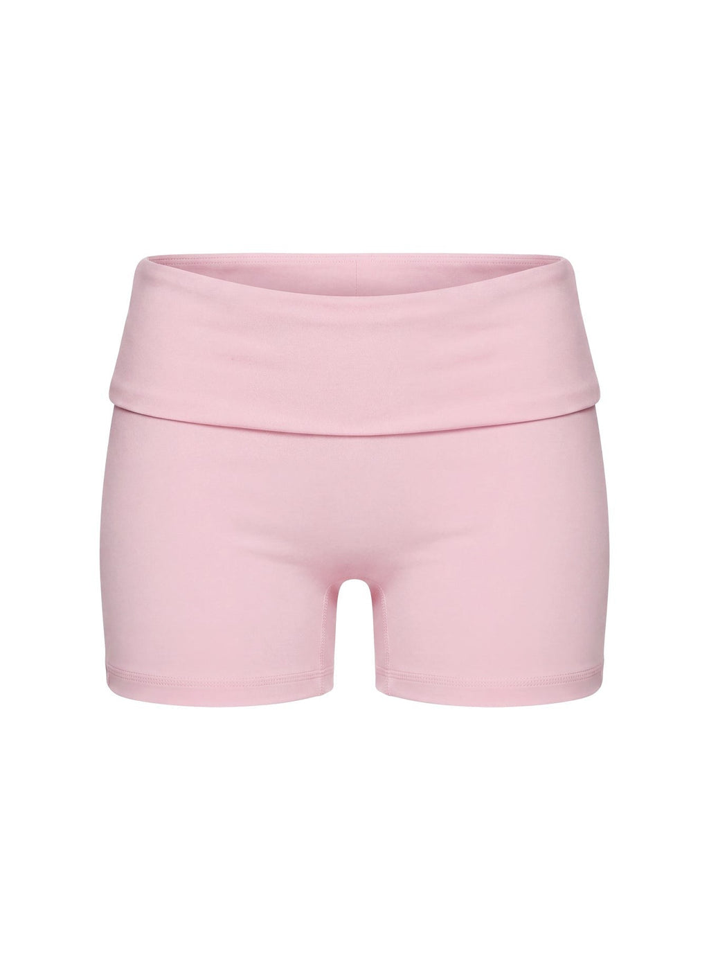 Peak Foldover Micro Shorts Pink
