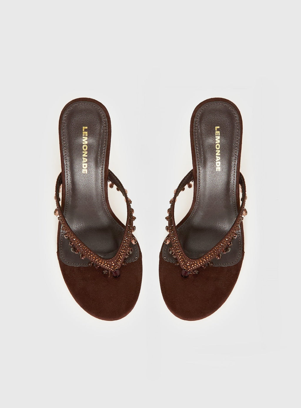 Ameliah Tassel Heels Brown