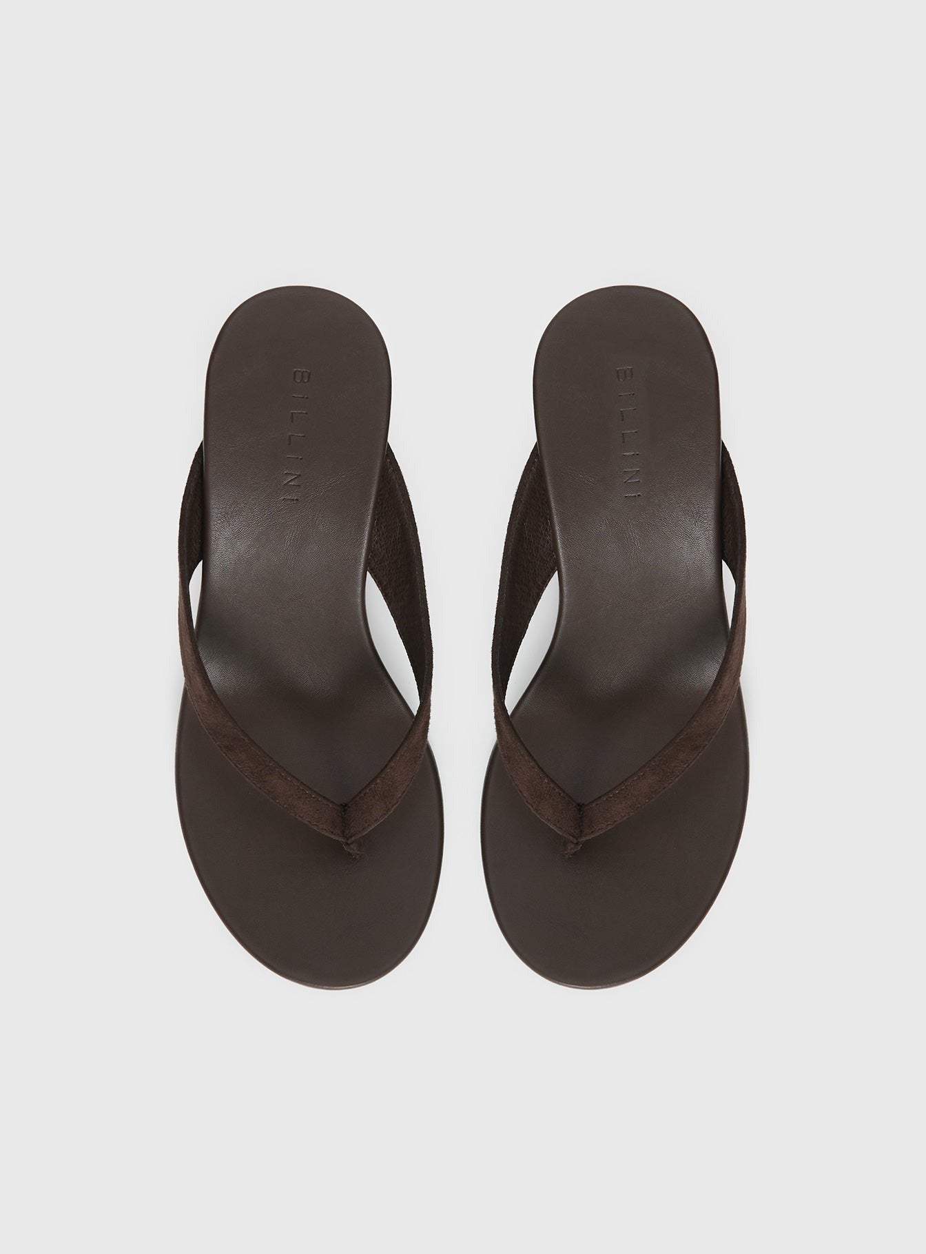 Billini Ravyn Heels Dark Cacao Faux Suede