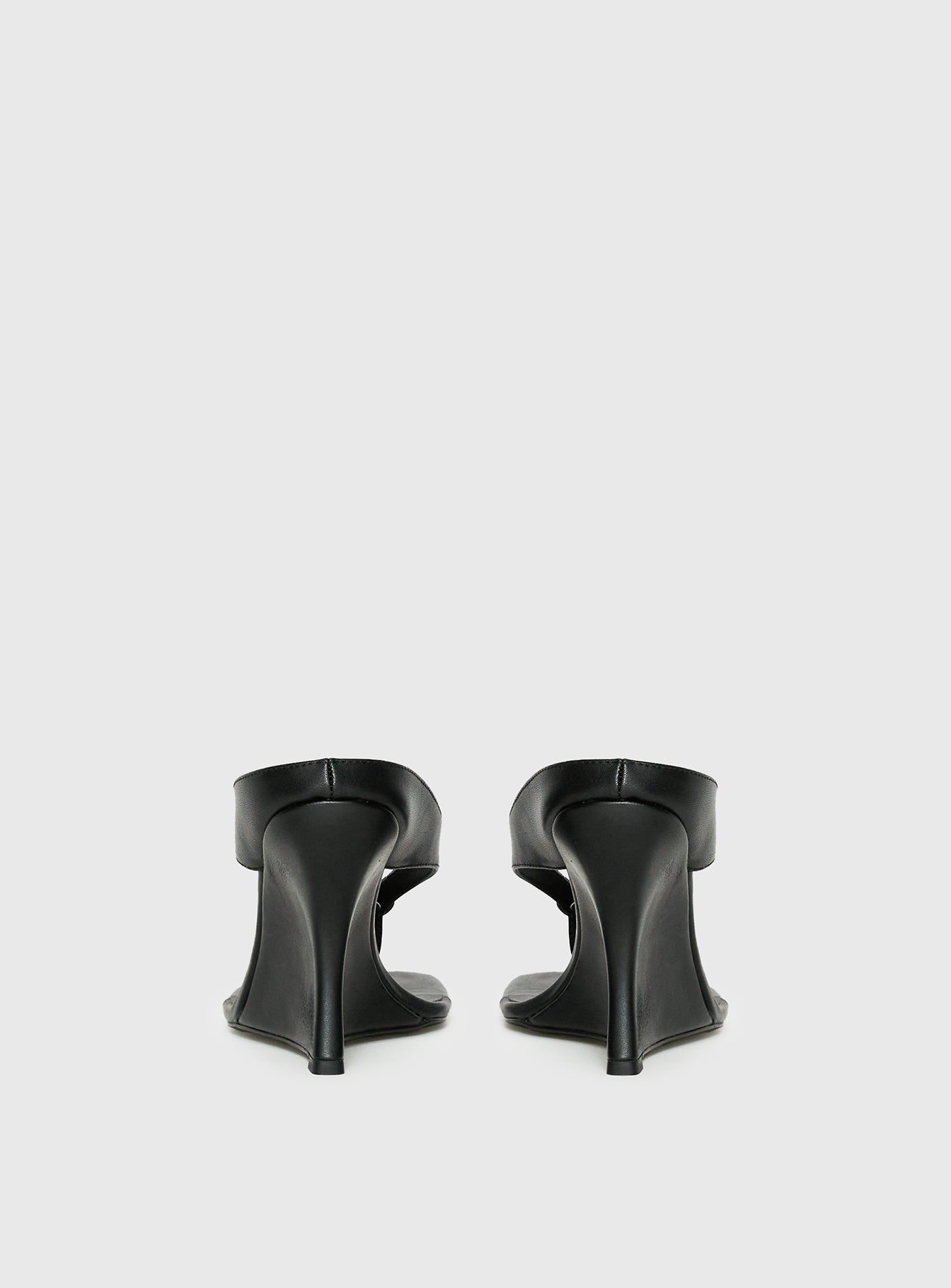 Two Summers Wedge Heels Black