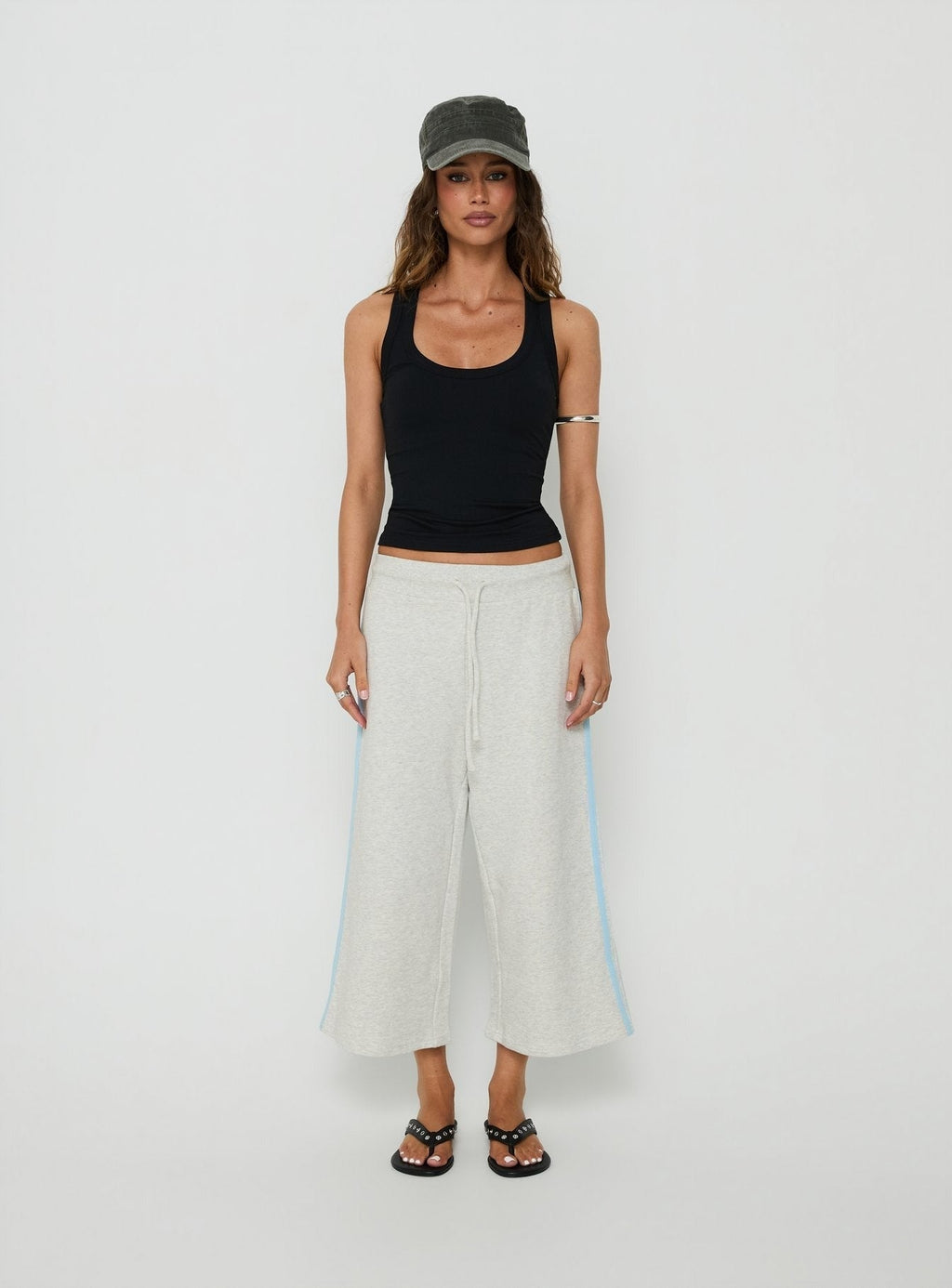 Dojo 3/4 Track Pants Grey Marle