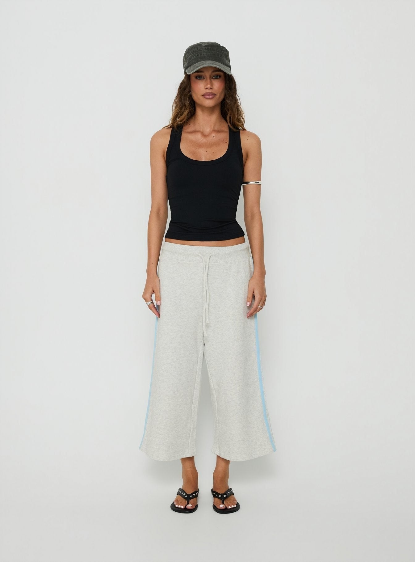 Dojo 3/4 Track Pants Grey Marle