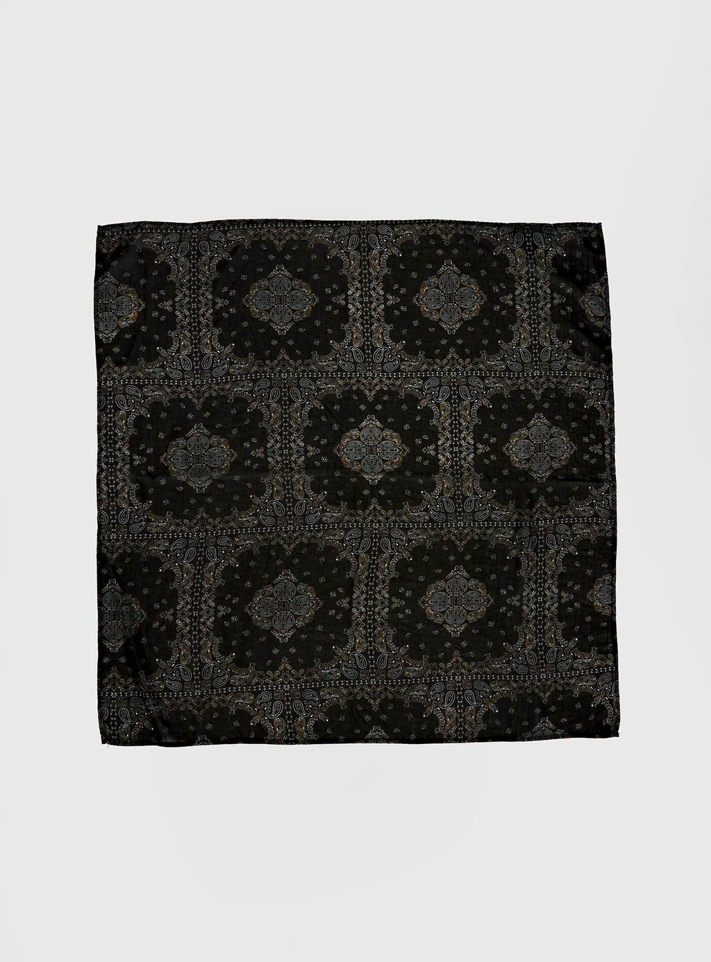 Solara Scarf Black Paisley