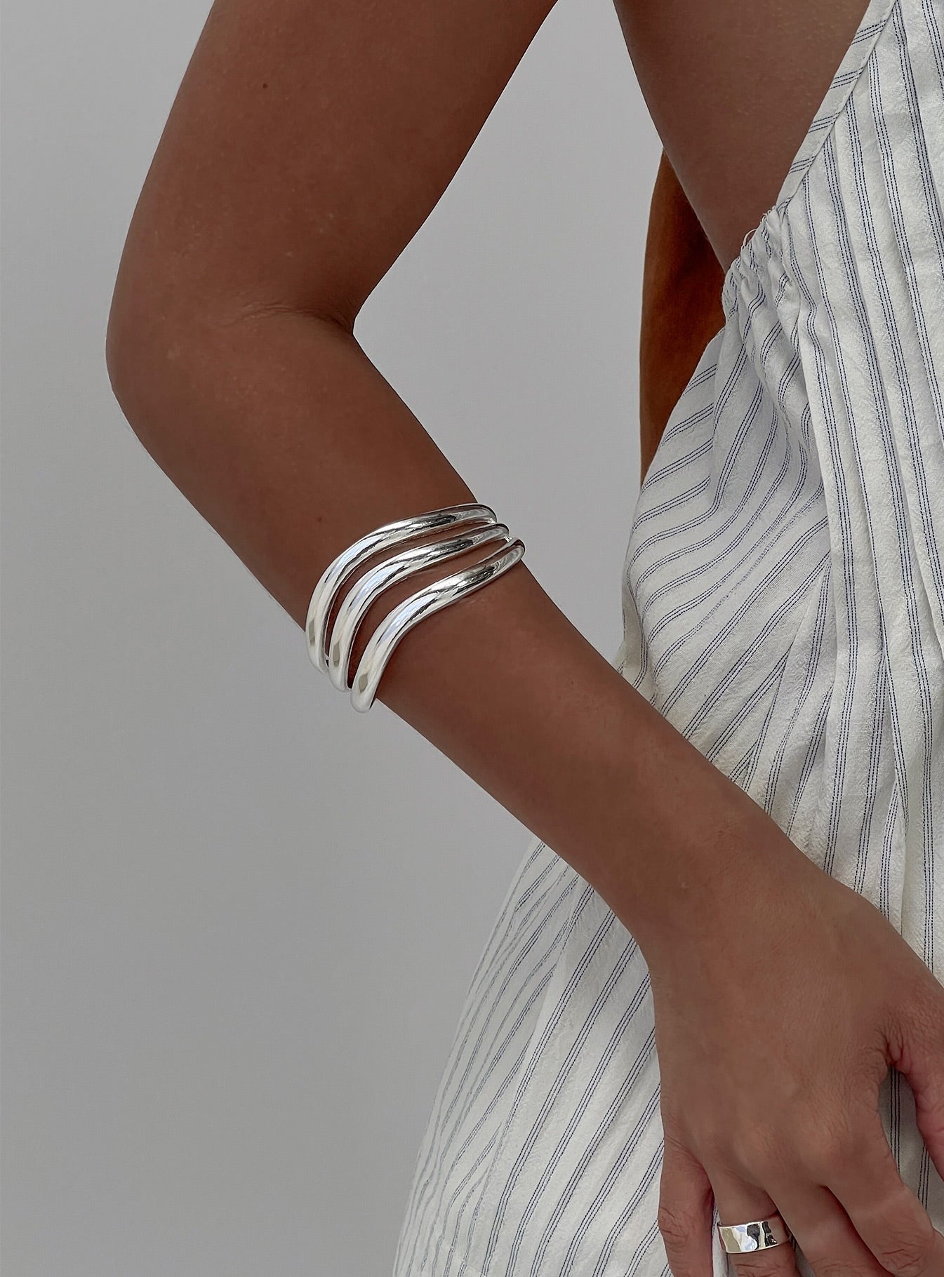 Midnight In Paris Cuff Silver