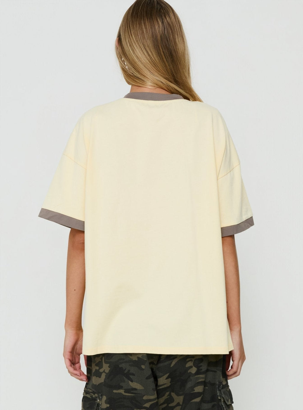 Long Live Cowboys V Neck Tee Butter