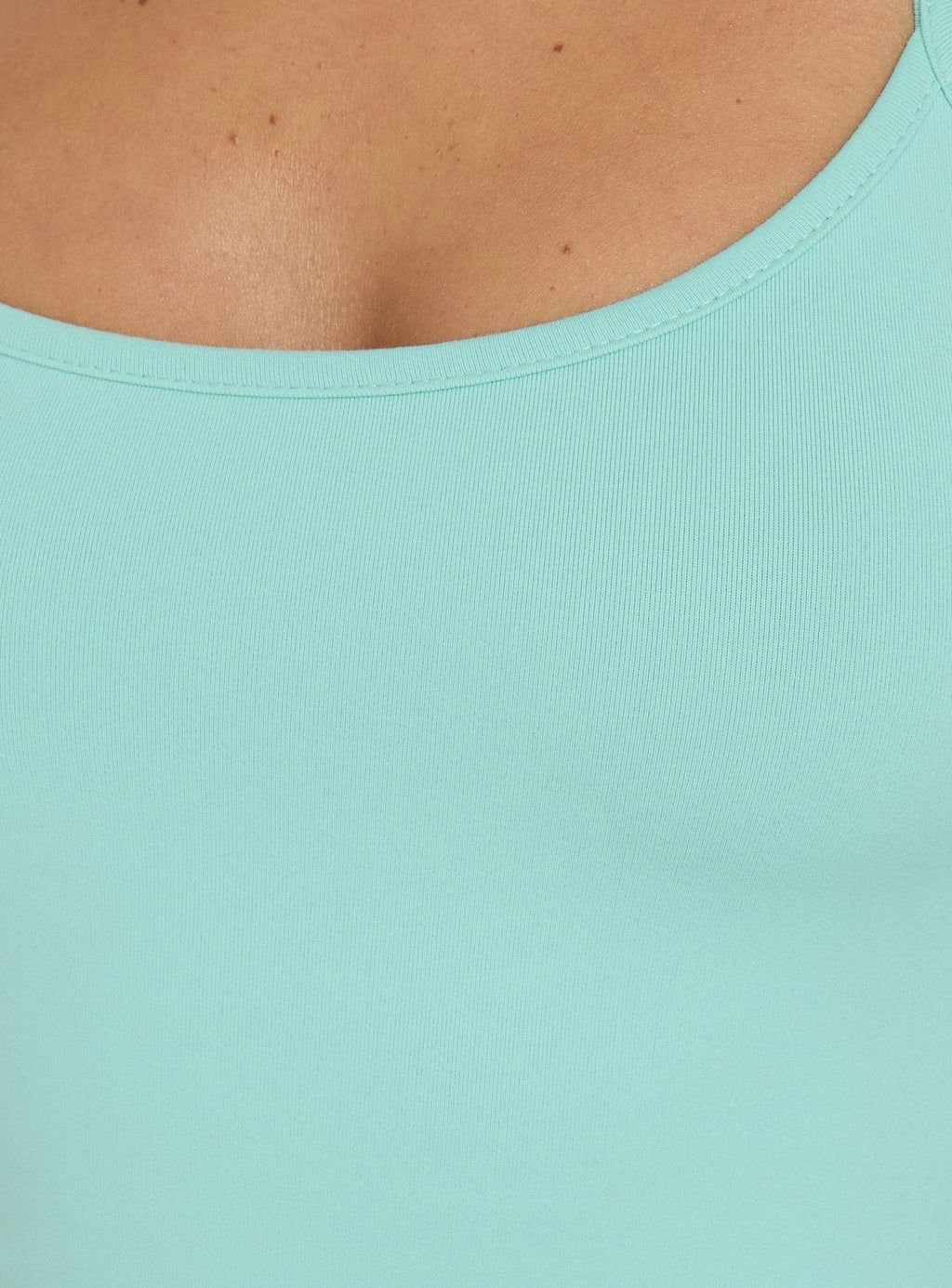 Daily Define Thin Strap Halter Tank Top Turquoise