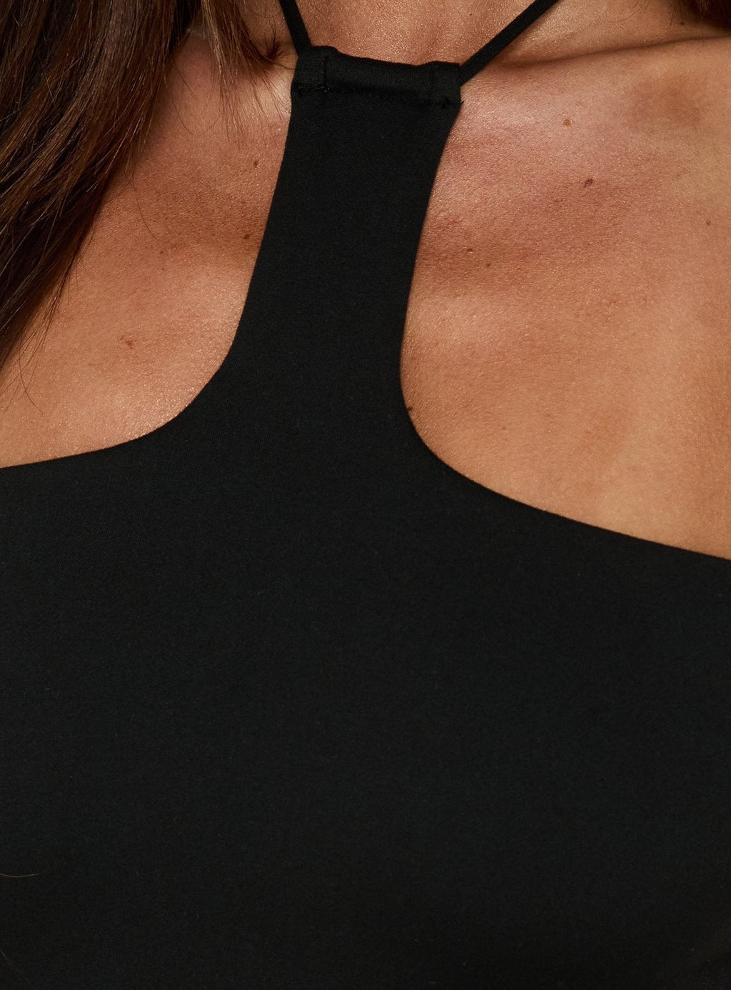 Charlottie Halter Keyhole Neckline Top Black