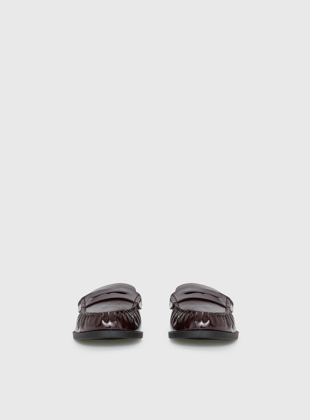 Therapy Atticus Faux Leather Slip On Loafers Cherry