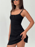 Baseline Rib Mini Dress Black