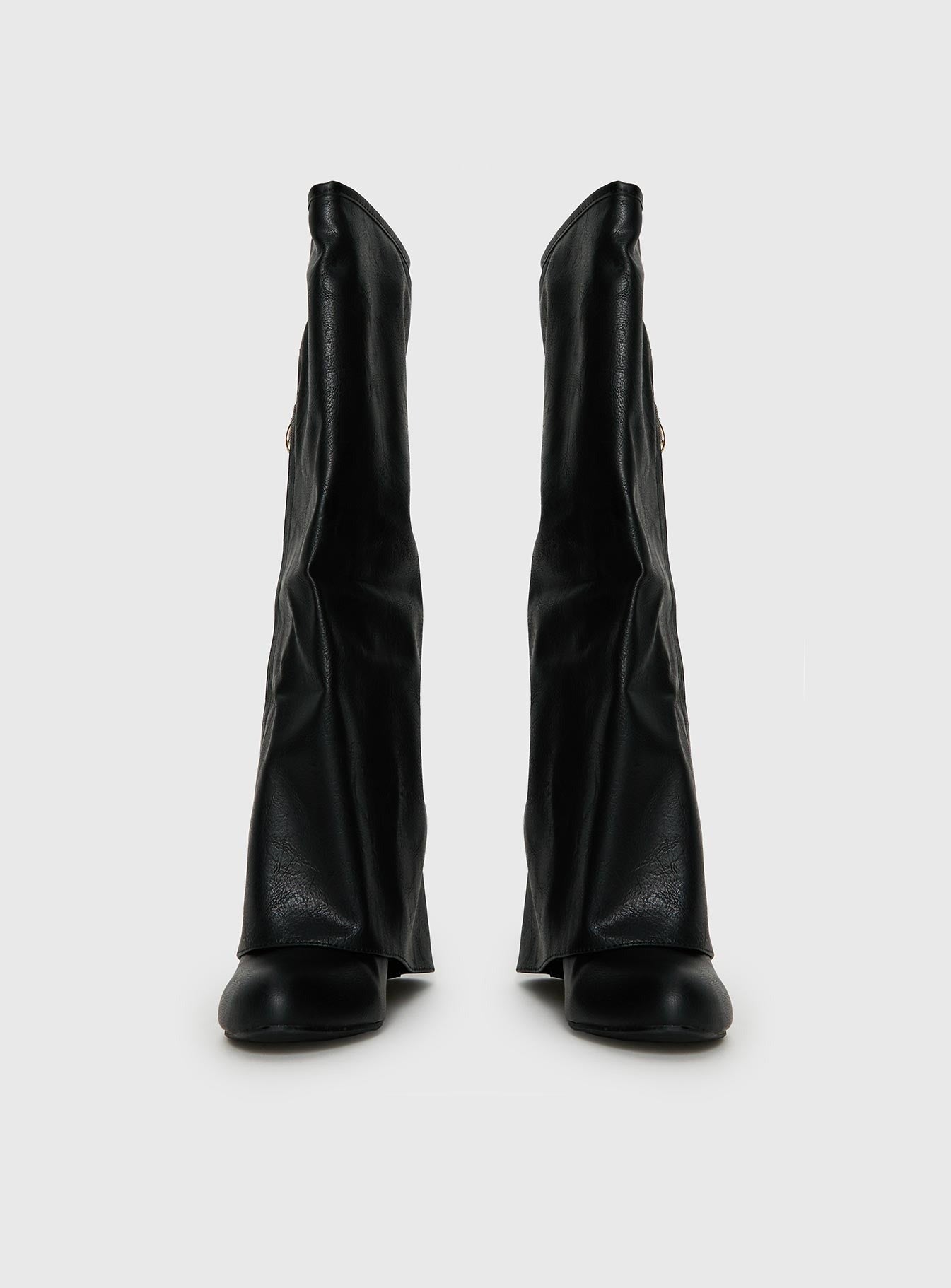 Ritz Knee High Boots Black