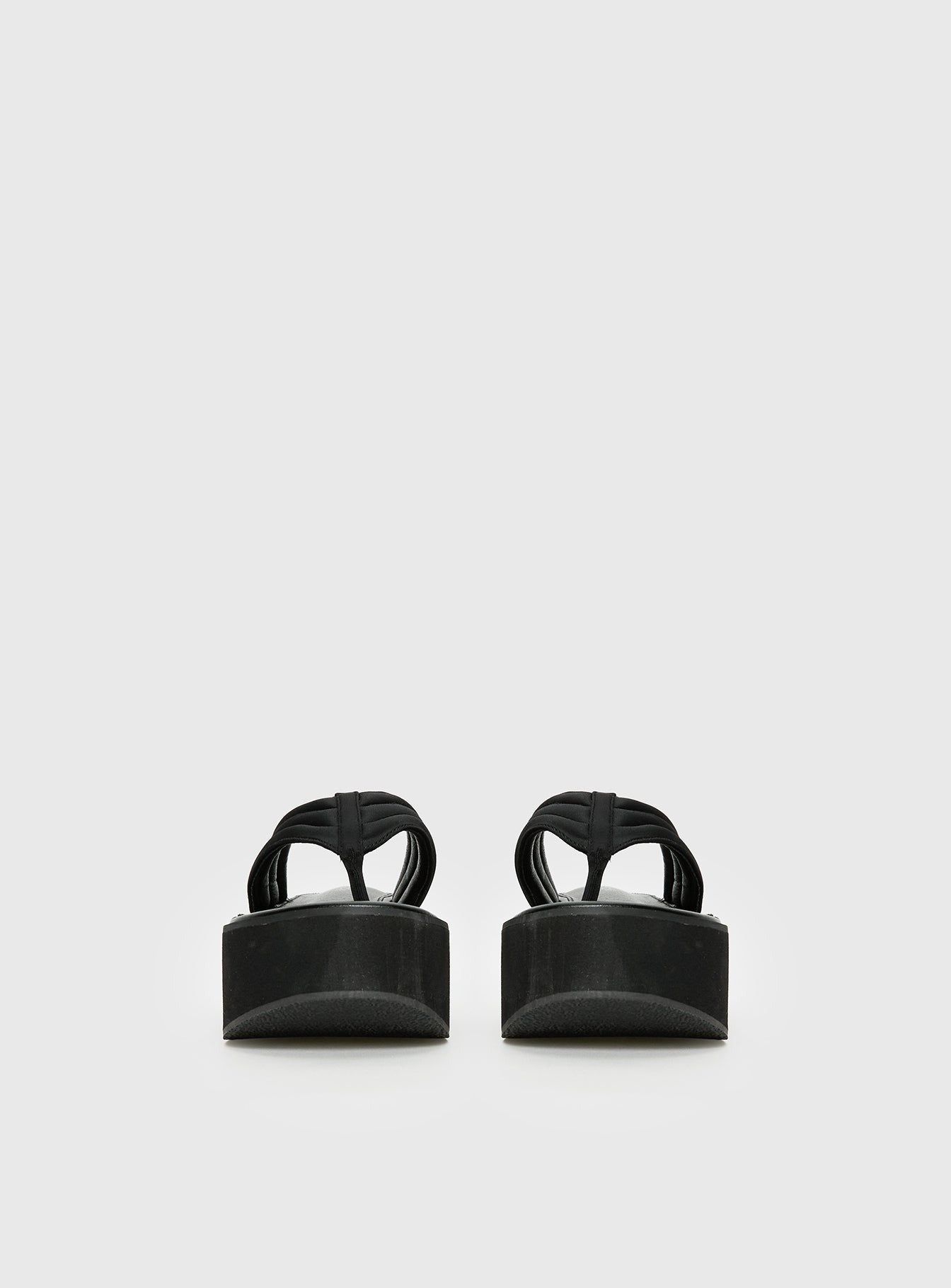 Therapy Bri Platform Thong Sandals Black