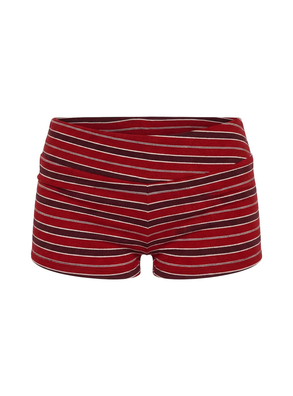 Veyona Micro Shorts Red Stripe
