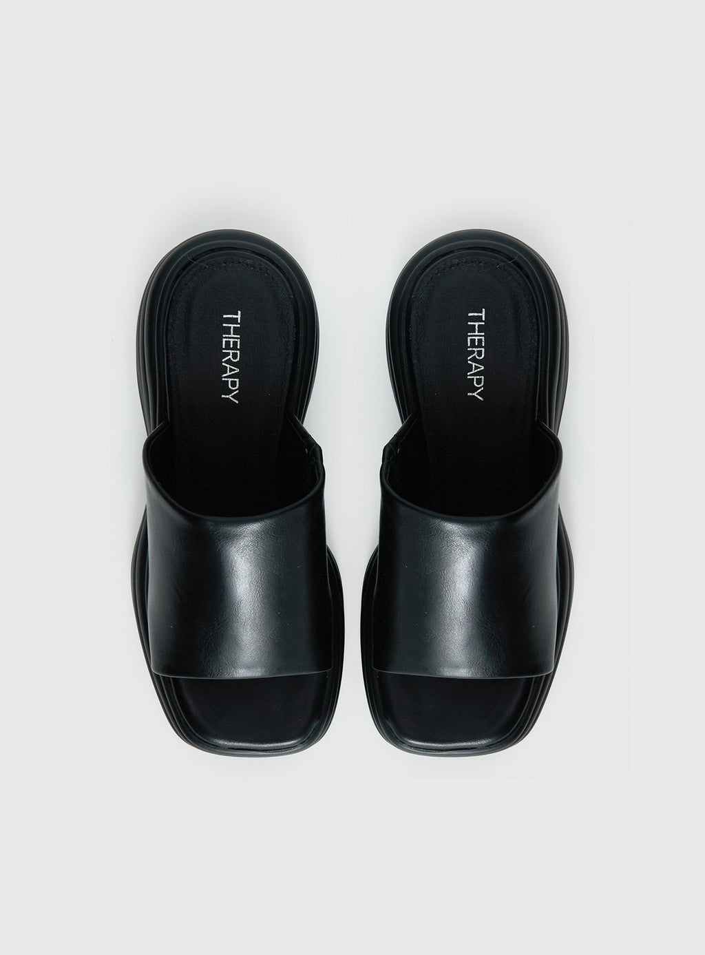 Therapy Flaunt Platform Sandals Black