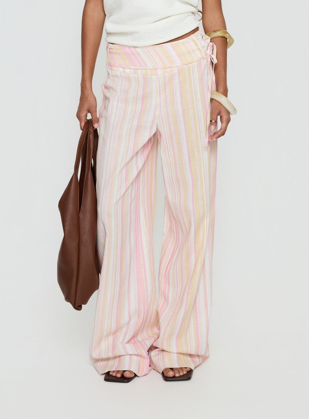 Raymonde Pants Pink Stripe