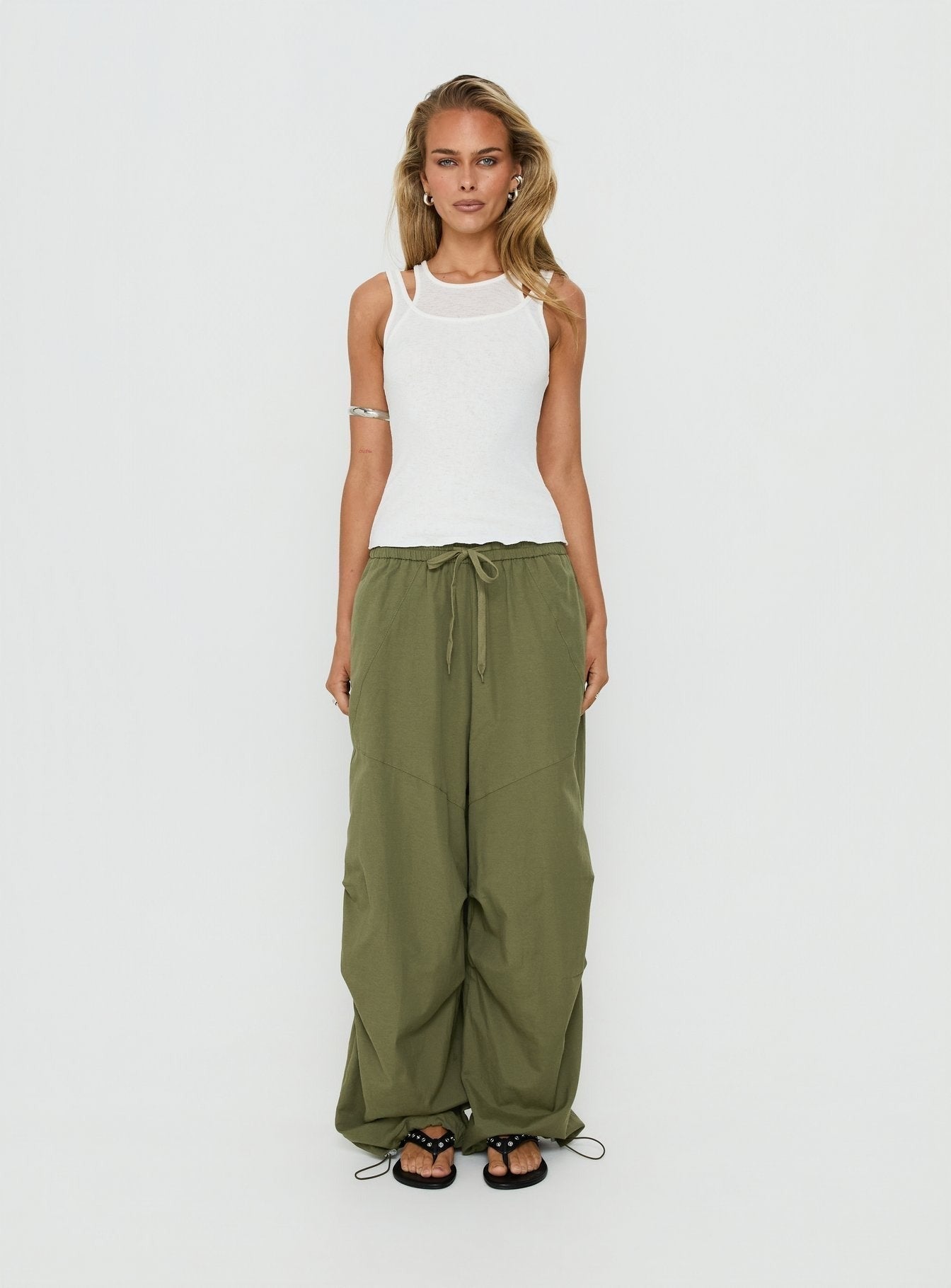 Mankind Baggy Cargo Pants Olive