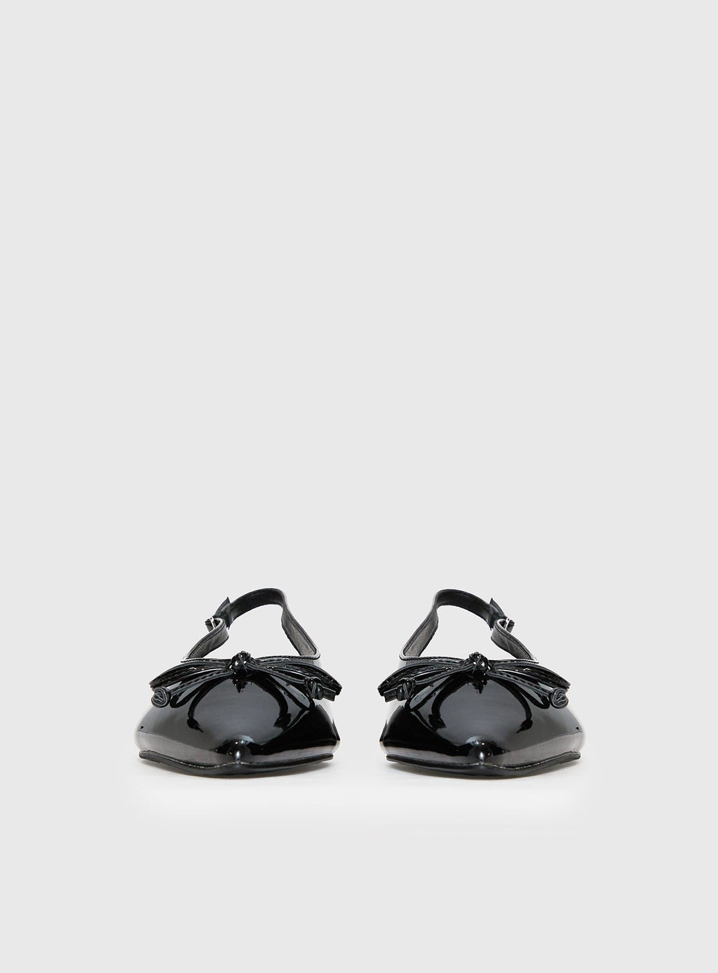 Therapy Lavin Pointed Toe Flats Black Patent