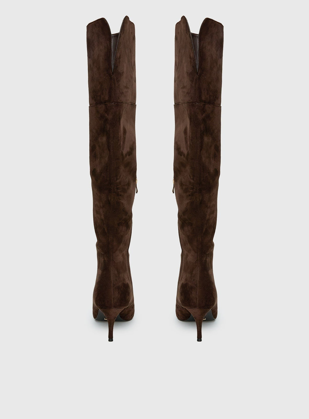 Billini Zamari Faux Suede Knee High Boots Cocoa