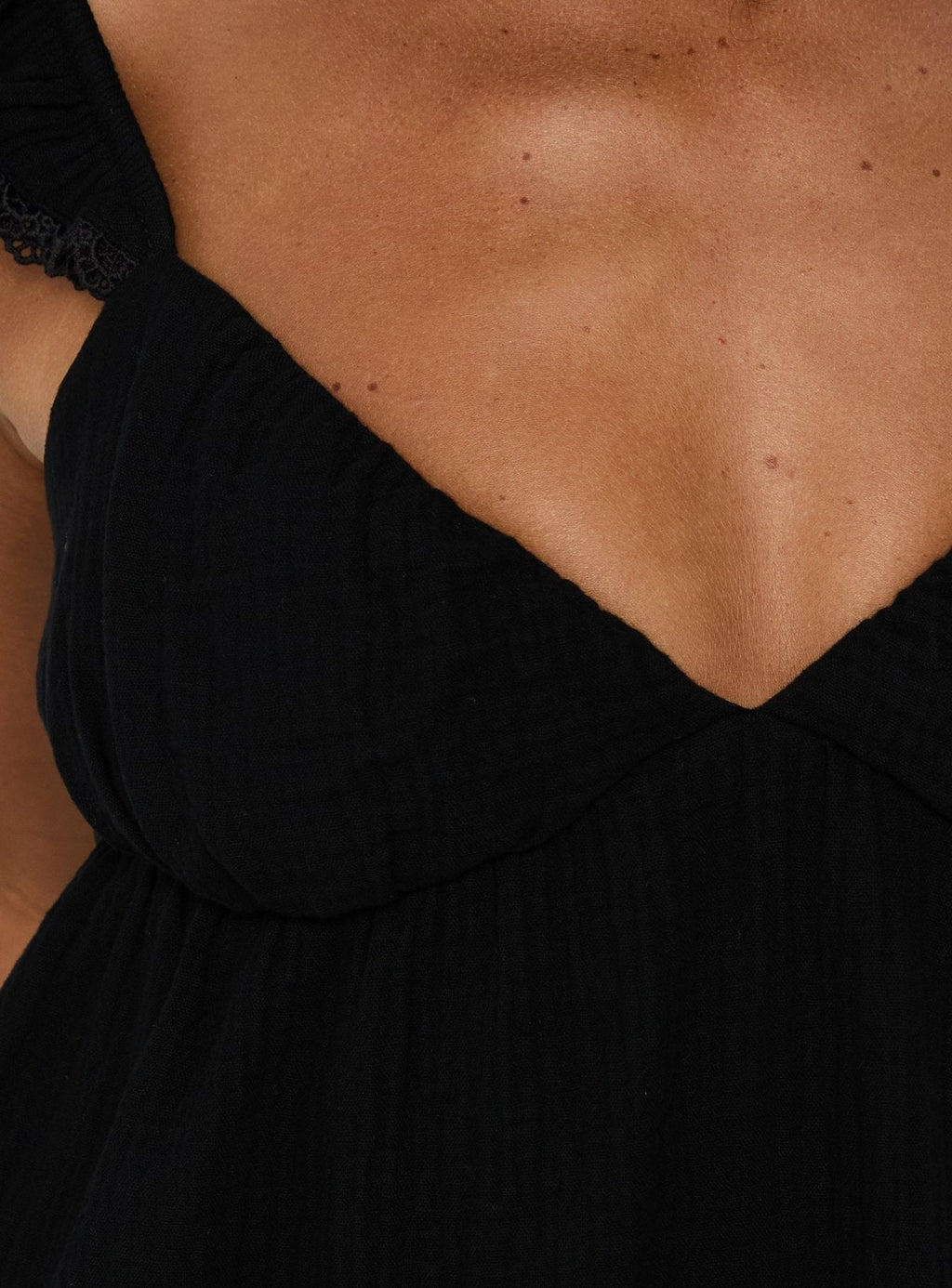 On A Date Top Black