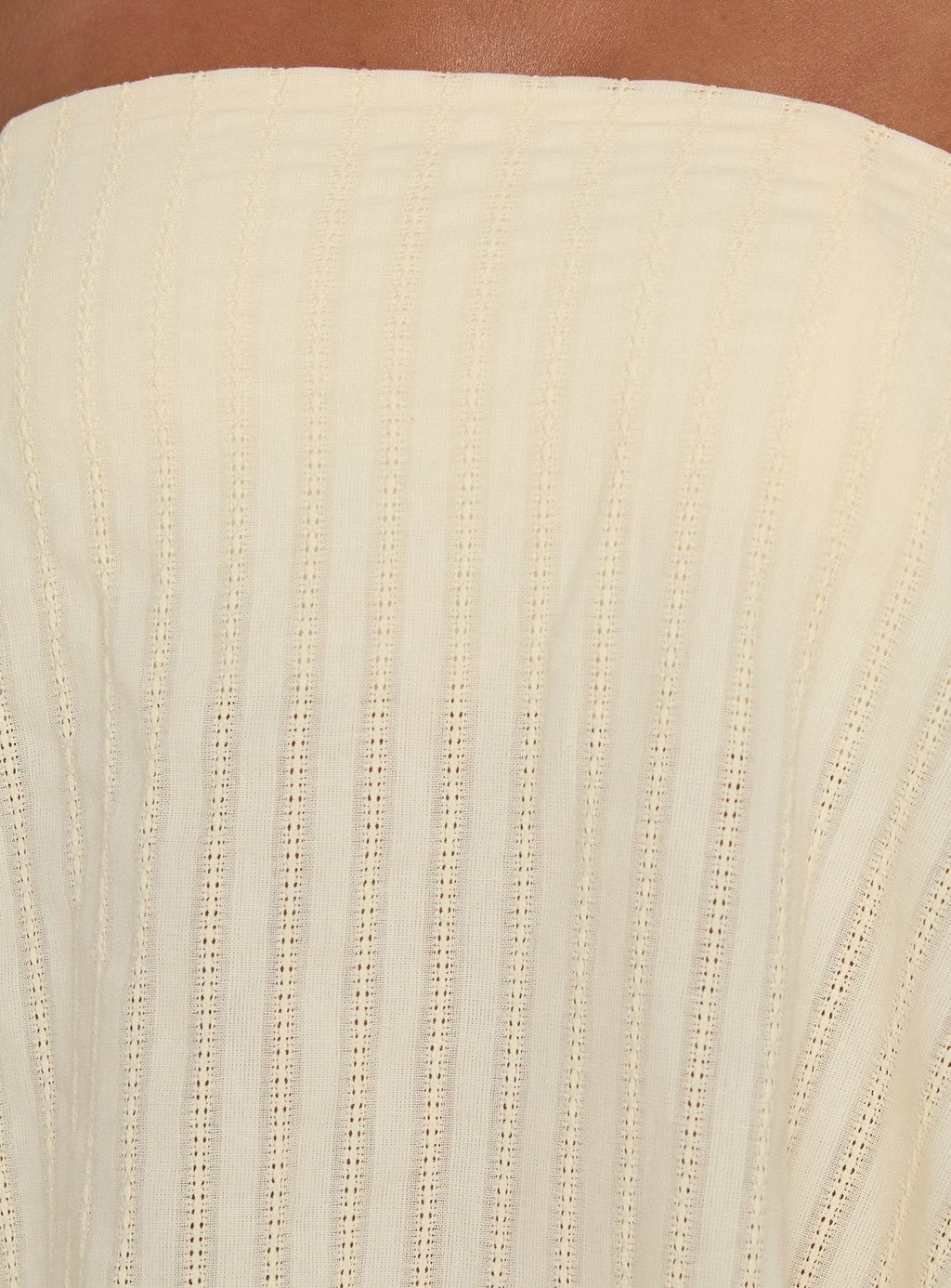 Gypsea Strapless Swing Mini Dress Butter Yellow