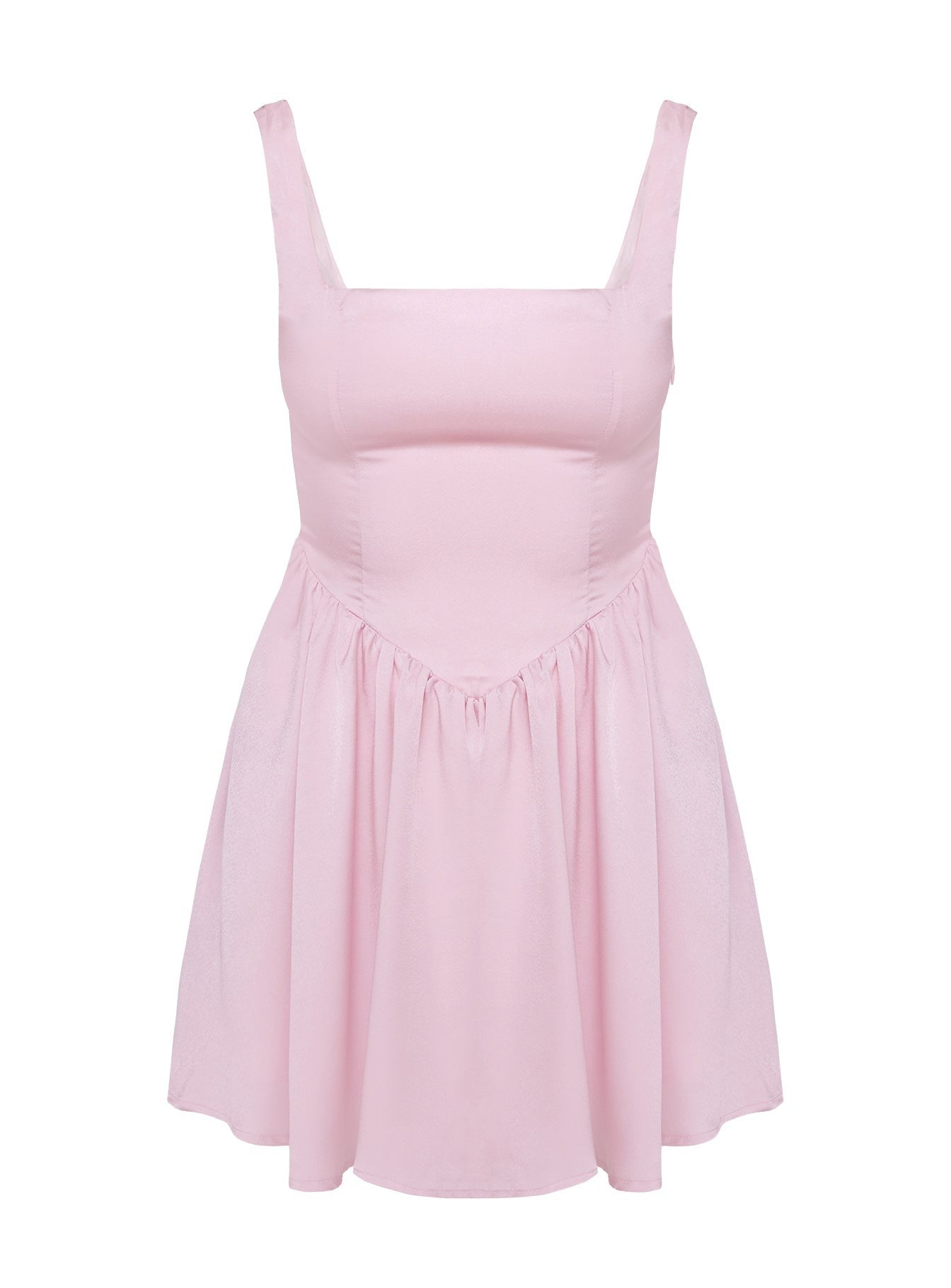 Straplie Mini Dress Pink