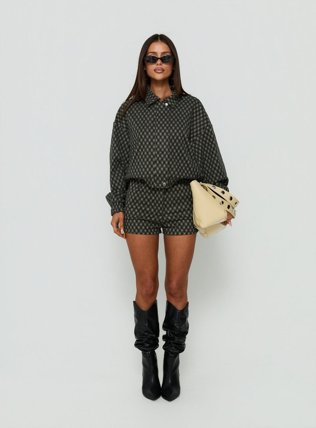 Vanya Mini Shorts Multi Check